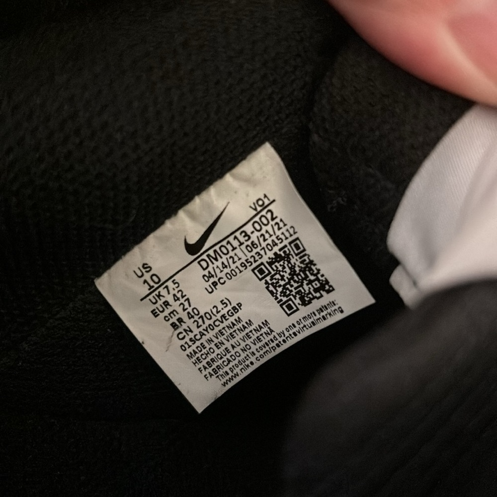 Nike court vision sneakers. - Picture 5 of 6